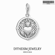 Heart with Flames Charm Pendant,2019 Autumn Jewelry 925 Sterling Silver Vintage Gift For Women Men Fit Bracelet Necklace