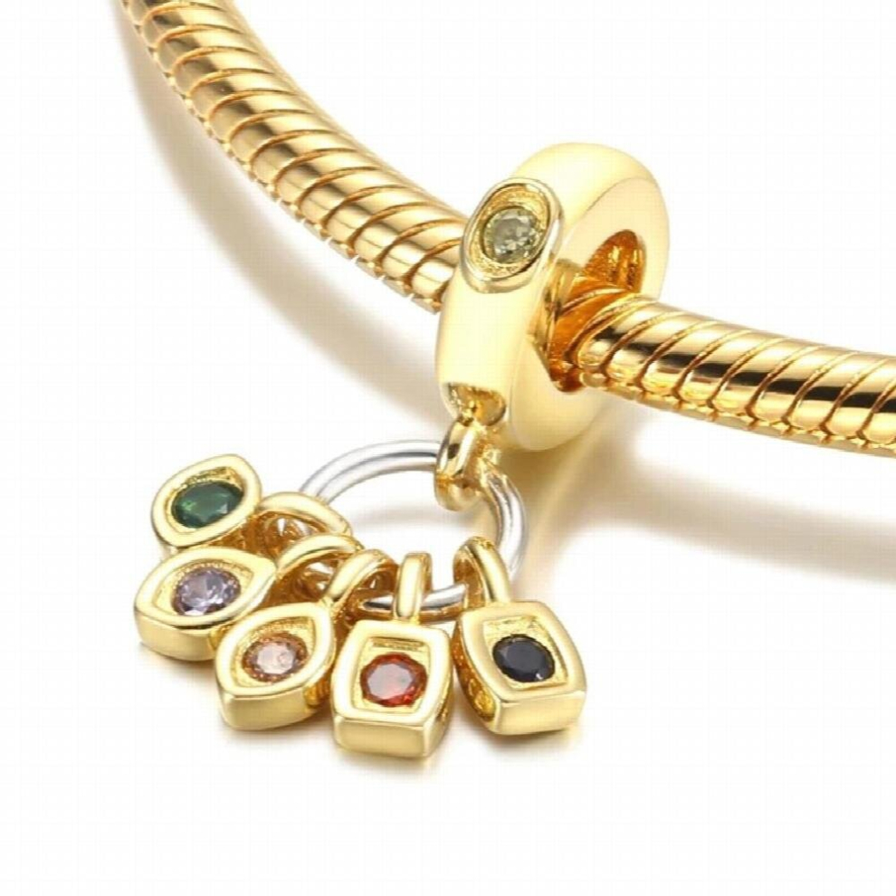 Spring Infinity Stones Dangle Charm 925 Sterling Silver Beads for Jewelry Making Fits Europe Bracelets DIY Accessories-image-OPC-PCW7ZD6-NEW