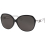 Balenciaga Balenciaga BB0058SK-001 Ladies Oval Black Sunglasses 1