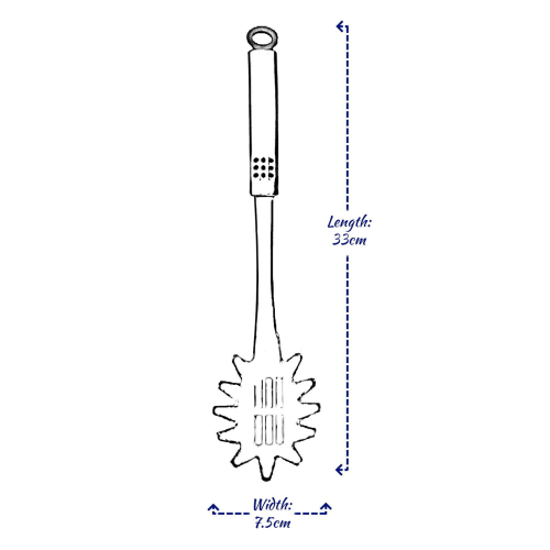 Alpina (Spaghetti Server 33cm) Cooking Utensil Stainless Steel Kitchen Spoon 2