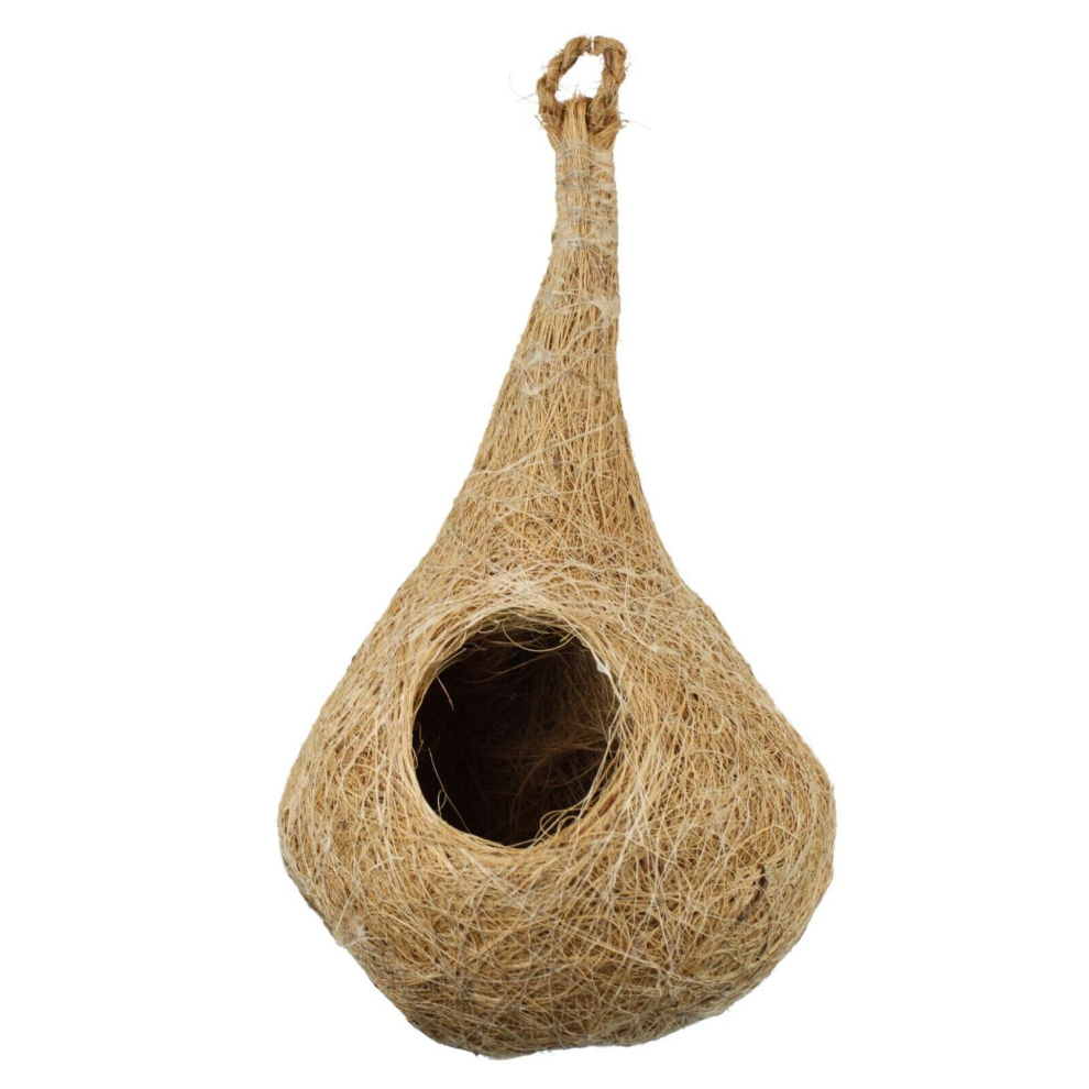 (TEARDROP) Bird Nest Nesting Rooster House Boxes Natural