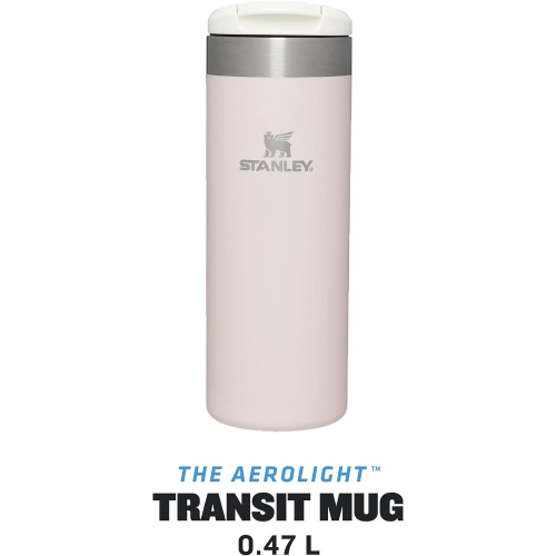 Stanley 1913 (Rose Quartz Metallic, 0.47L) Stanley Aerolight Transit Mug 2