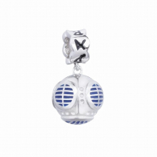 925 Sterling Silver Warrior Dangle Charms WIth Enamel Man Beads For DIY Jewellery For
