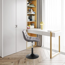 Dressing Stool Swivel Velvet Modern Breakfast Dining Chai
