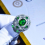 925 silver micro-encrusted diamond natural emerald ring flash engagement open female diamond ring 2
