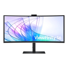 Samsung ViewFinity S6 S34C652VAU - S65VC Series - LED monitor - curved - 34" - 3440 x 1440 UWQHD @ 100 Hz - VA - 350 cd/