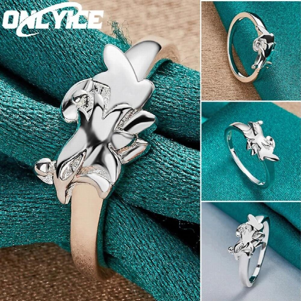 Multicoloured 925 Sterling Silver Cock Ring For Man Woman Engagement Wedding Party Charm Grace Jewelry