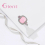 Big Square Pink Opal Rings 925 Sterling Silver Prong Setting Gift Top 2