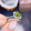 Silver Infinity Lab Emerald Ring Female Engagement Wedding Simulation Diamond Ring Jewelry 6