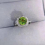 Silver Infinity Lab Emerald Ring Female Engagement Wedding Simulation Diamond Ring Jewelry 7
