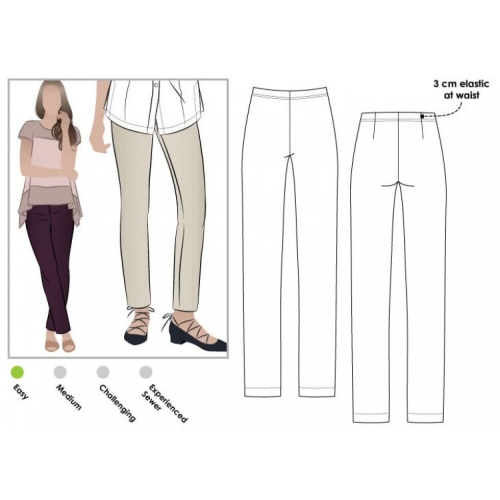 Style Arc Sewing Pattern Margaret Pants Women Sizes 18-30