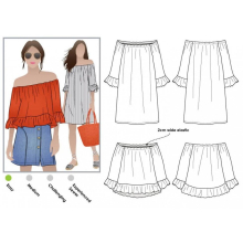 Style Arc Sewing Pattern Ellie Mae Tunic Top Women Sizes 4-16