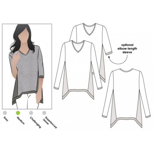 Style Arc Sewing Pattern Bianca Top Women Sizes 4-16