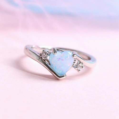 Karachi Occidental Fantasy Opal Opal Womens Ring