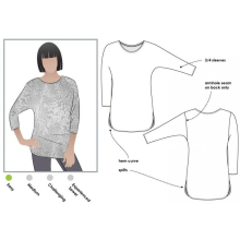 Style Arc Sewing Pattern Fran Top Women Sizes 18-30