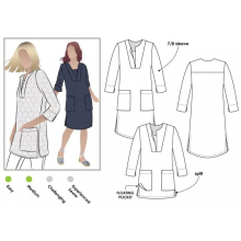 Style Arc Sewing Pattern Roslyn Tunic Dress Women Sizes 4-16