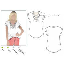 Style Arc Sewing Pattern Winona Top  Women Sizes 4-16