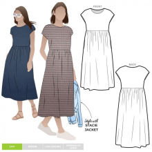 Style Arc Sewing Pattern Montana Midi Dress Women Sizes 10-22