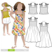 Style Arc Sewing Pattern Kids Pippa Dress & Top Kids, Teenagers Ages 8-16