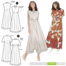 Style Arc Sewing Pattern Trinnie Dress Women Sizes 18-30