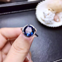 product temperament simulation sapphire full diamond open ring female jewelry pendant