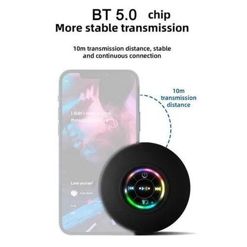 Mini Bluetooth Speaker Waterproof Suction Cup For Showers Pool Car 2