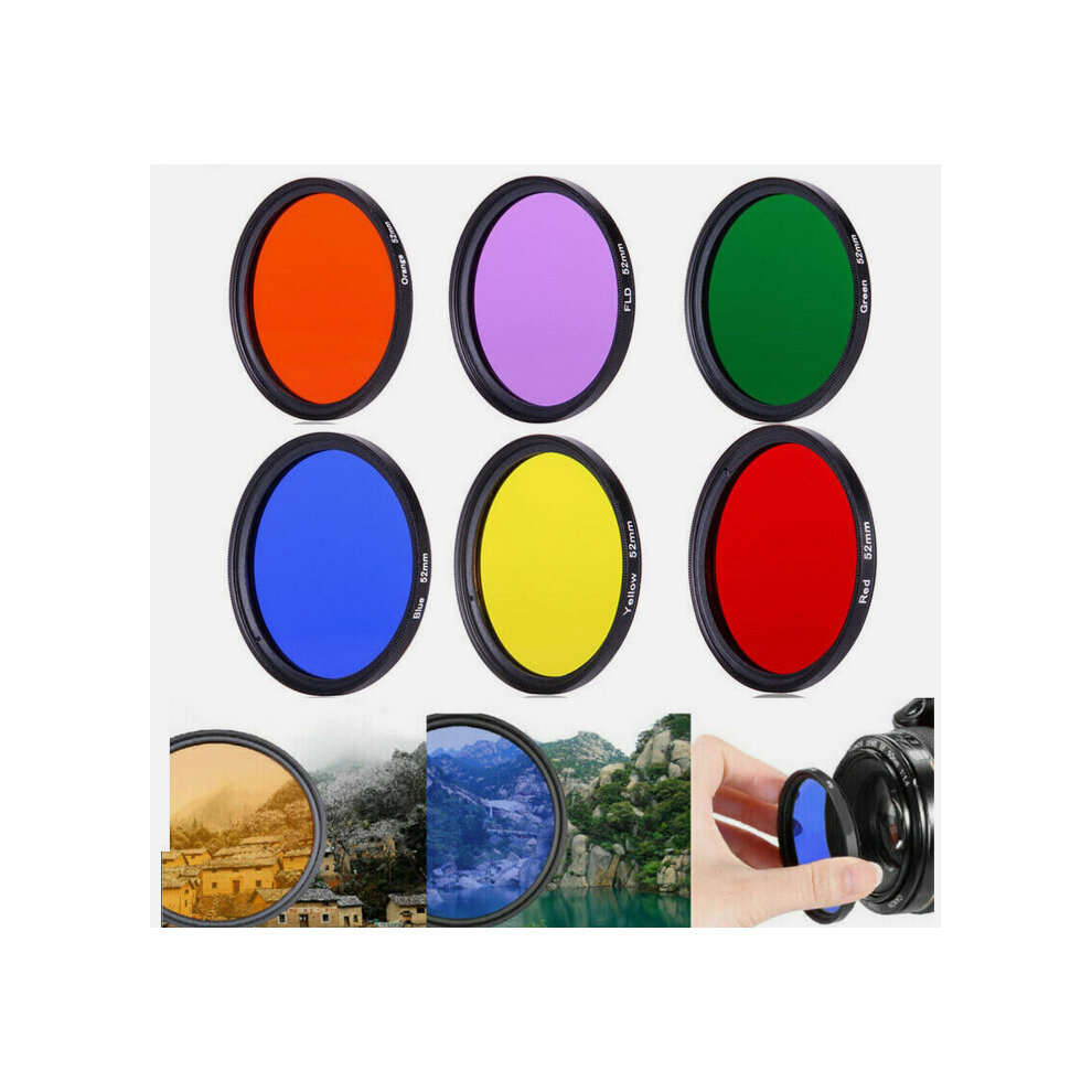 (, 46Mm) Full Color Filter Slr Camera Lens For Nikon Canon Purple 4754135887987
