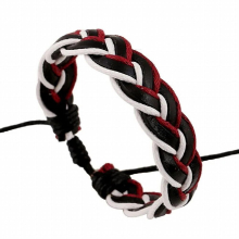 PK0418 Colorful Diy Braided newest leather bracelet Teen Boys and Girls Gift Bracelet