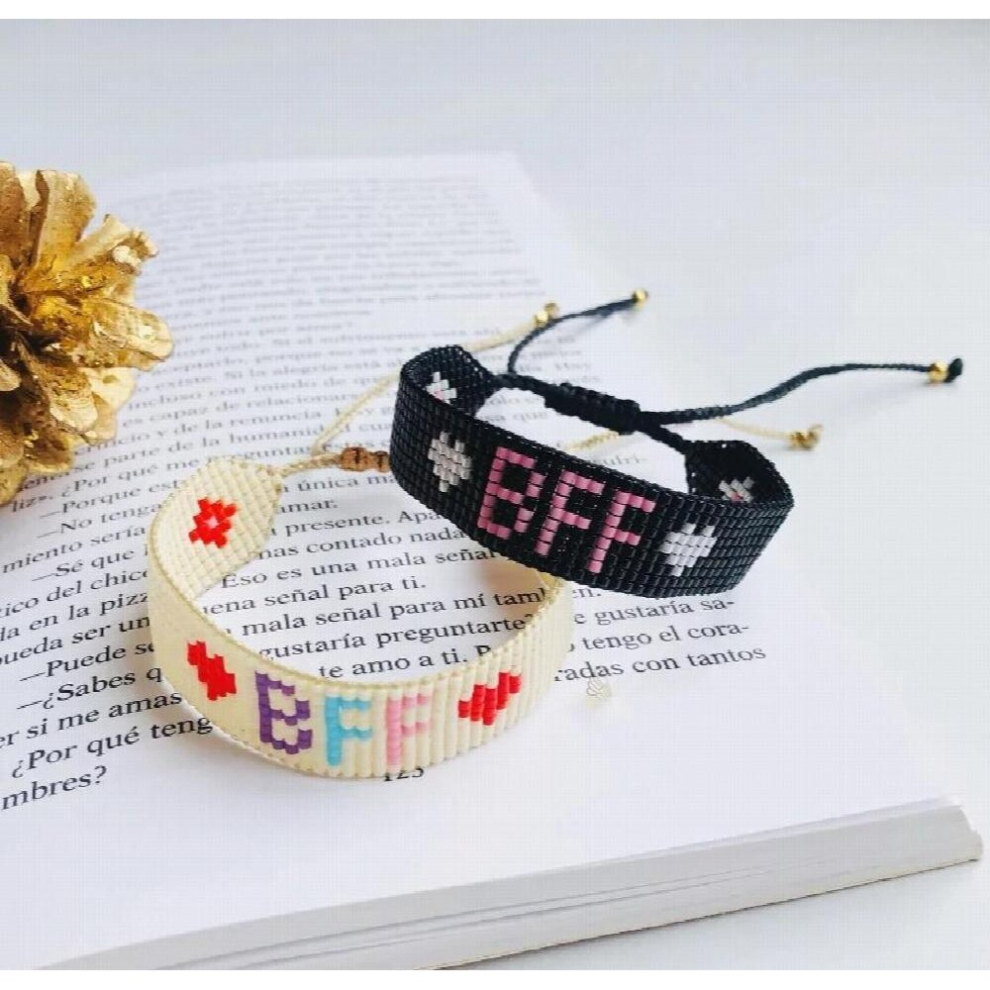 Bohemian Braided Bracelet Ladies BFF Shaped Friendship Jewelry Gift-image-OPC-PCW9CCC-NEW