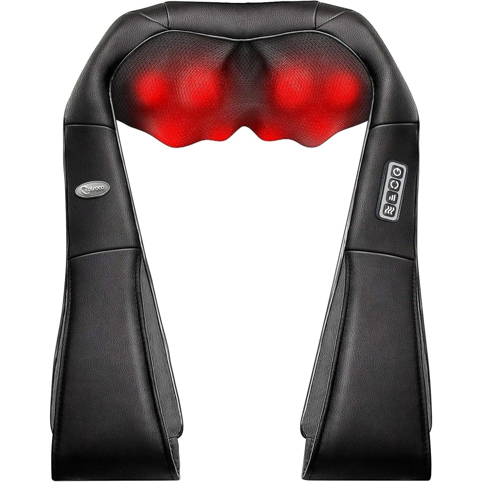 Cotsoco Neck Massager with Heat for Neck Pain, Muscle/Shiatsu Massager