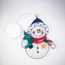 (Snowman) Christmas Lights Window Suction Hanging Lights