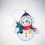 (Snowman) Christmas Lights Window Suction Hanging Lights 1