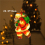 (Backpack Santa Claus) Christmas Lights Window Suction Hanging Lights 2