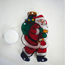 (Backpack Santa Claus) Christmas Lights Window Suction Hanging Lights