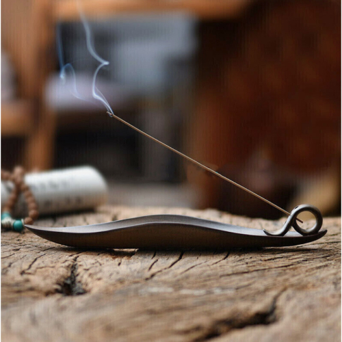 Ceramic Incense Stick Holder Burning Joss Insence Ash Catcher Insense Burner