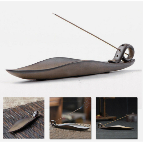 Ceramic Incense Stick Holder Burning Joss Insence Ash Catcher Insense Burner 2