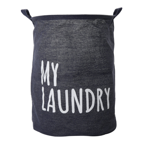 Living And Home Linen Laundry Hamper with Drawstring 2
