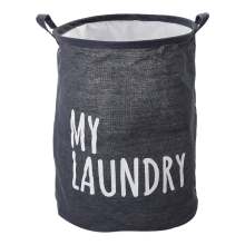 Linen Laundry Hamper with Drawstring