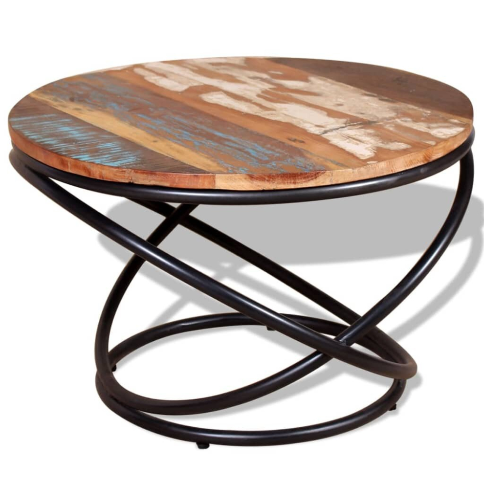 Vidaxl Coffee Table Side End Living Room Table Home Decor Solid Reclaimed Wood