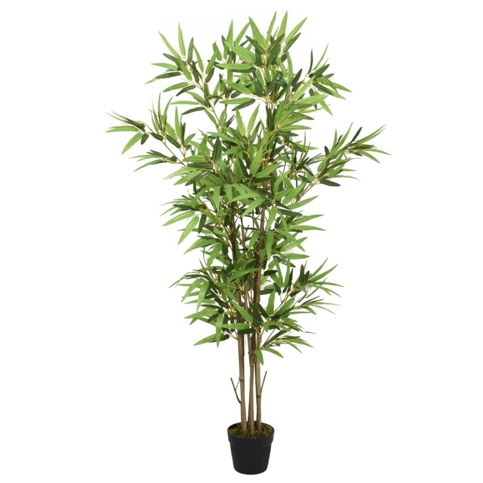 (180 cm) vidaXL Artificial Bamboo Tree Fake Plant Artificial Plant 828 Leaves Green