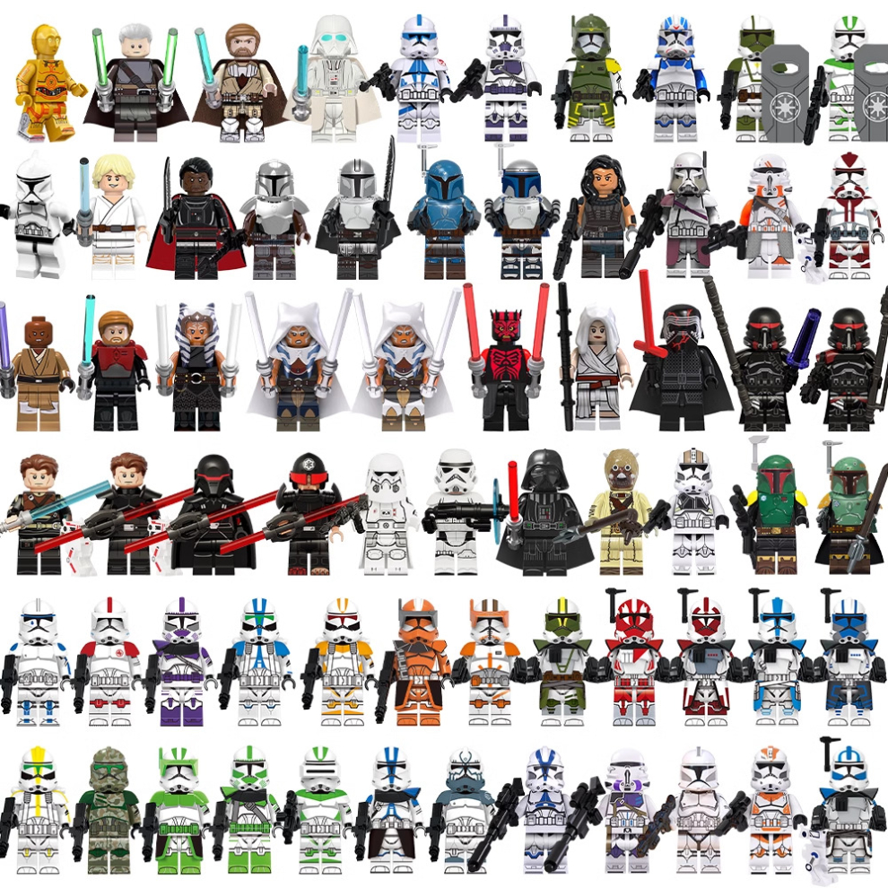 (66PCS Clone Troopers) New Star Wars Series Set Clone Troopers Minifigure Building Block Toys