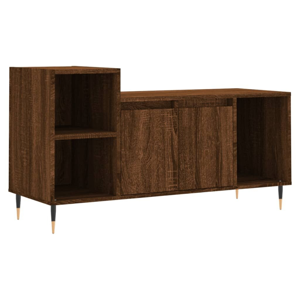 (brown oak) vidaXL TV Cabinet TV Unit Sideboard TV Stand Media Cabinet Engineered Wood