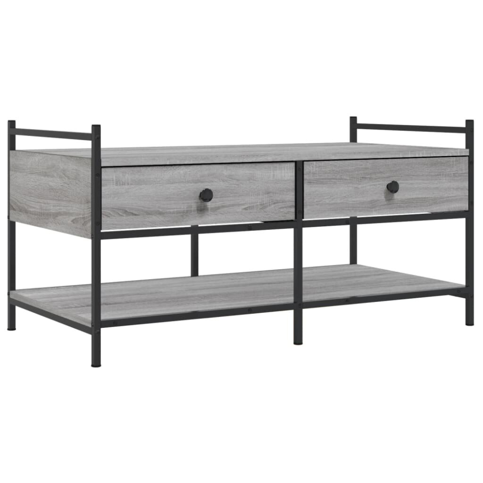 (grey sonoma) vidaXL Coffee Table Living Room Tea Side Table Sofa Table Engineered Wood