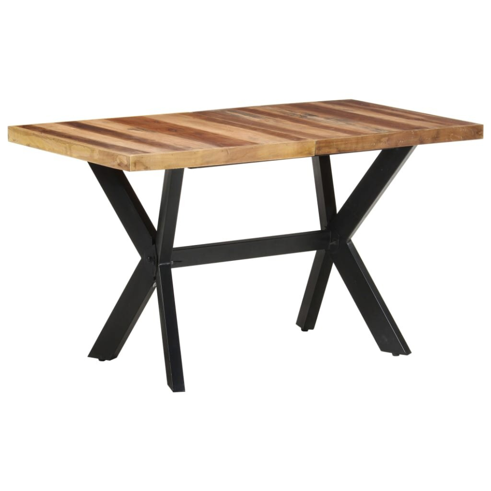 Vidaxl (140 X 70 X 75 Cm) Dining Table Kitchen Dining Room Table Solid Wood With Honey Finish