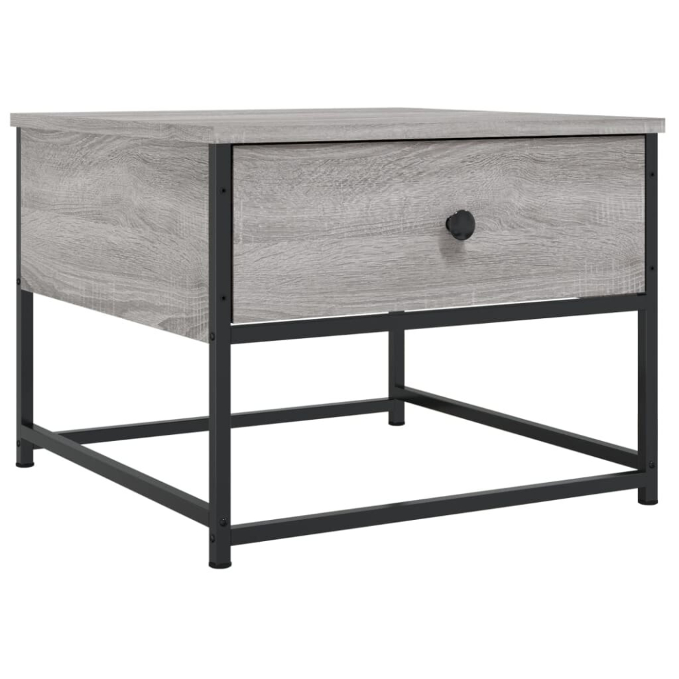 (grey sonoma) vidaXL Coffee Table Living Room Tea Side Table Sofa Table Engineered Wood