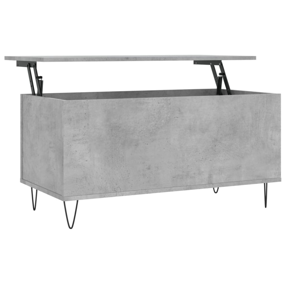Vidaxl (Concrete Grey) Coffee Table Side Table End Accent Telephone Sofa Table Engineered Wood