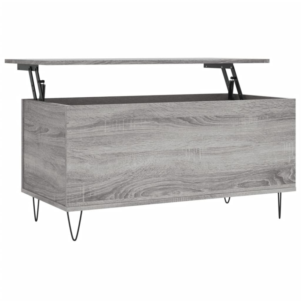 (grey sonoma) vidaXL Coffee Table Side Table End Accent Telephone Sofa Table Engineered Wood