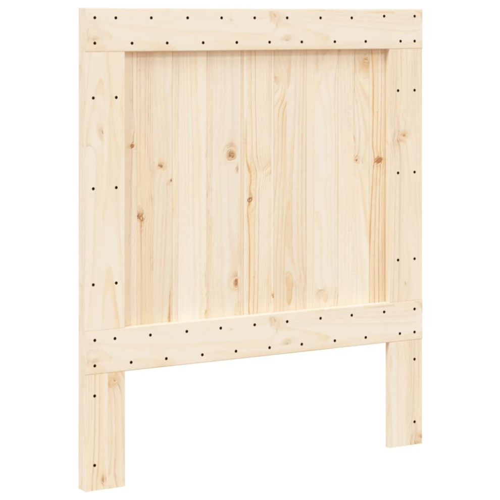 Vidaxl (Plain Design, 80 X 104 Cm) Headboard Bedroom Accessory Bed Headboard Bed Header Solid Wood Pine