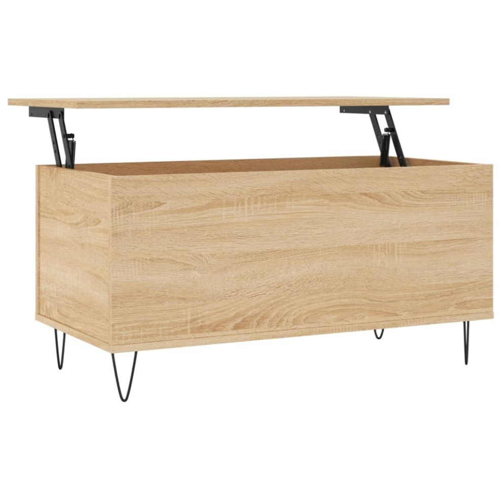 Vidaxl (Sonoma Oak) Coffee Table Side Table End Accent Telephone Sofa Table Engineered Wood Brown