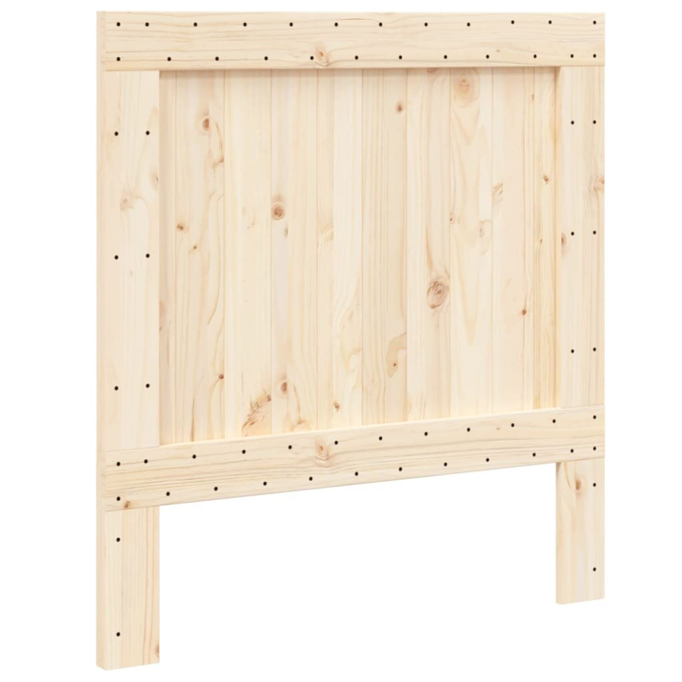 Vidaxl (Plain Design, 100 X 104 Cm) Headboard Bedroom Accessory Bed Headboard Bed Header Solid Wood Pine